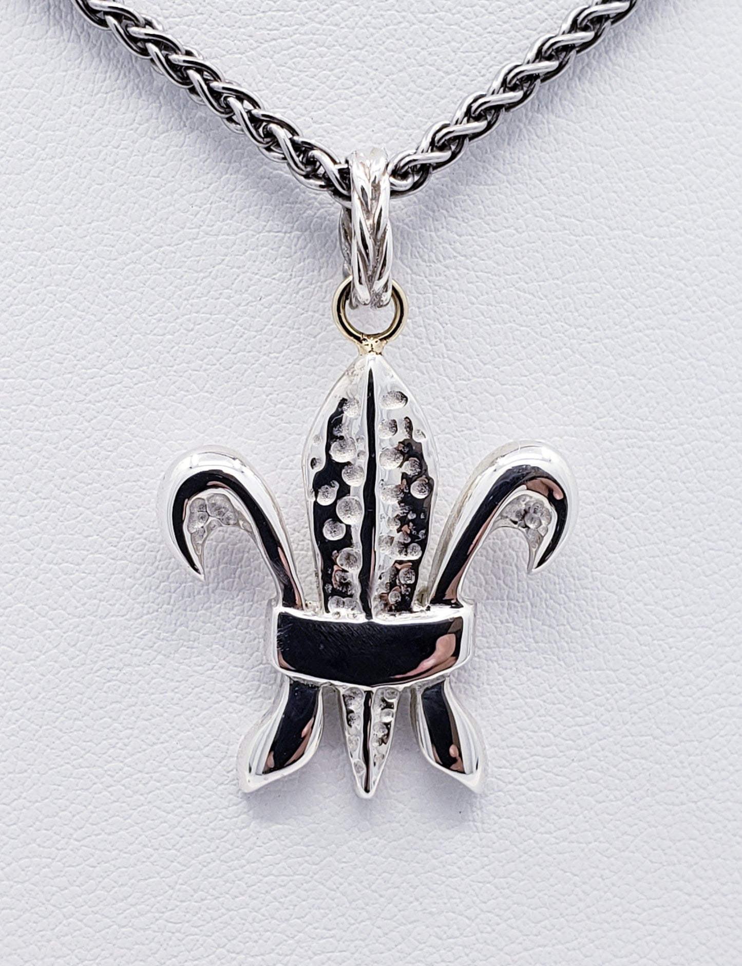 Iron Work Fleur de Lis Pendant