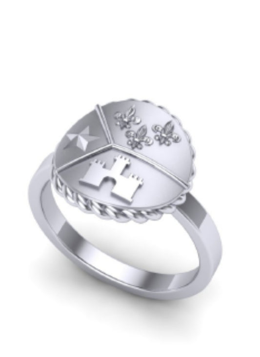 Acadiana Flag Ring