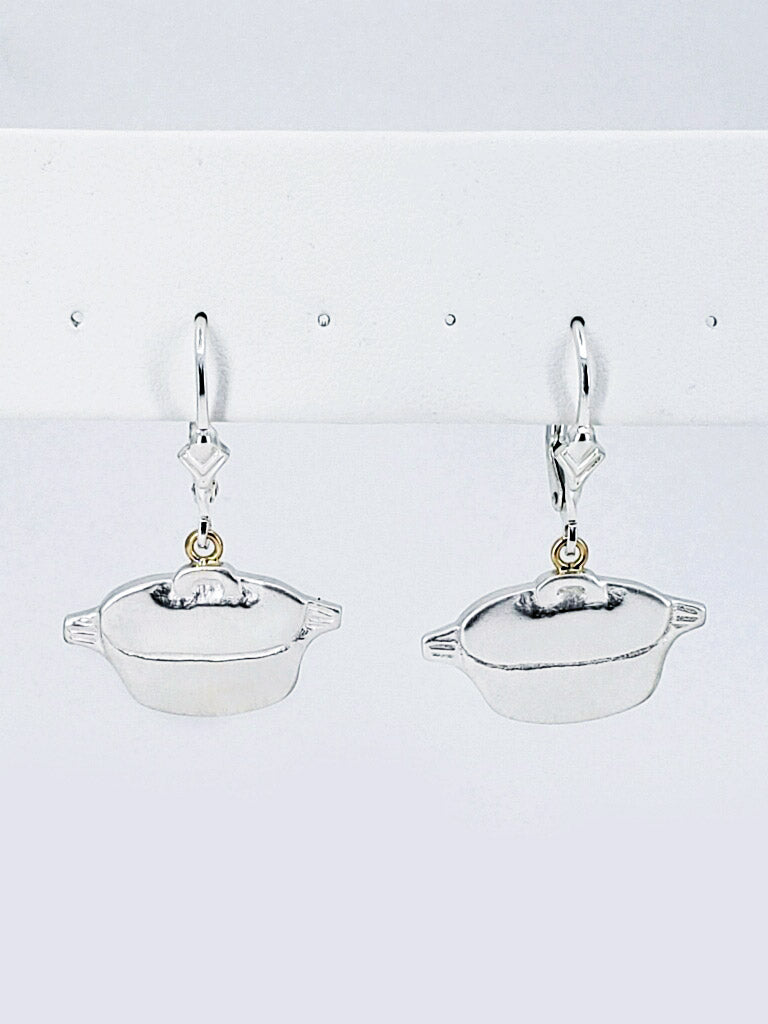Pre Order Sterling Silver Magnalite Pot Earrings